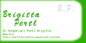 brigitta pertl business card